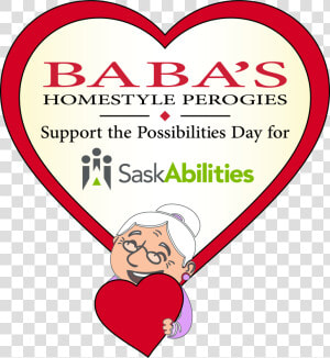 Saskabilities Baba S Perogies   Heart  HD Png Download