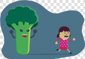 Kids  Eat Your Broccoli   Broccoli Kids Cartoon  HD Png Download