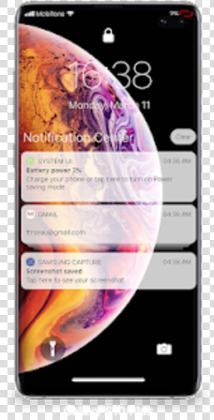 Lock Screen Notifications Ios   Ios 13 Lock Screen Notifications  HD Png Download