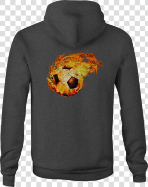 Zip Up Hoodie Soccer Ball On Fire Hooded Sweatshirt   Navy Seal Sweatshirt  HD Png Download