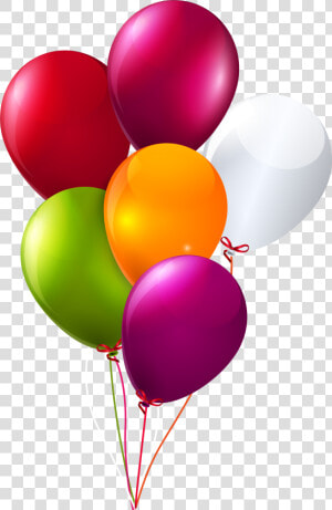 Colorful Bunch Of Balloons Clipart Png Image​   Birthday Balloons Clipart Png  Transparent Png