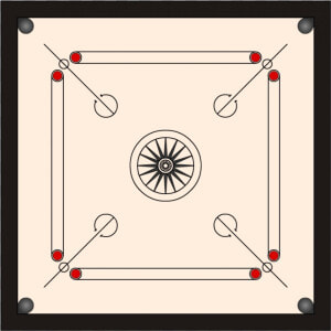 Carrom Board Png Clipart   High Resolution Carrom Board  Transparent Png