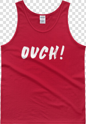 Pink Ouch Tank Top  HD Png Download