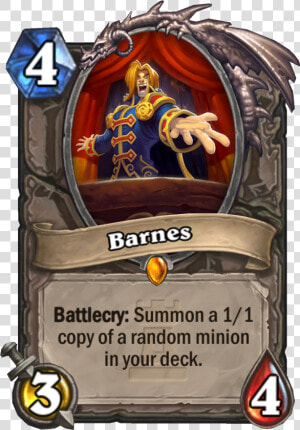 Si   7 Infiltrator     Barnes Card Hearthstone  HD Png Download