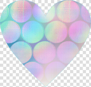  heart  halogrameffect  halographic  foil  heart  blueheart   Circle  HD Png Download