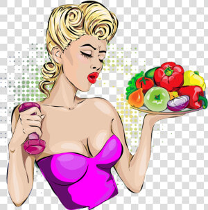 Pin Up Girl Fitness Clipart   Png Download   Immagini Pin Up Fitness  Transparent Png