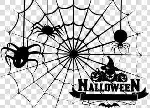 Showcase Spooky Halloween Spider Webs For You Clipart   Clipart Halloween Spider Web  HD Png Download