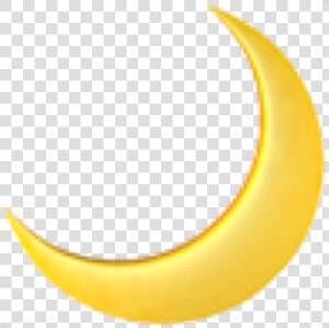  moon  luna  emoji  iphone  xd  amarillo  yellow  freetoedit   Crescent  HD Png Download