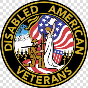 United States Dav Disabled American Veterans Logo Vector   Disabled American Veterans Seal  HD Png Download