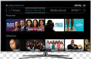 Xfinity Black Film And Tv  HD Png Download