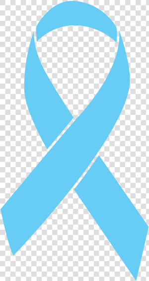 Light Blue Colored Prostate Cancer Ribbon   Gold Cancer Ribbon Png  Transparent Png