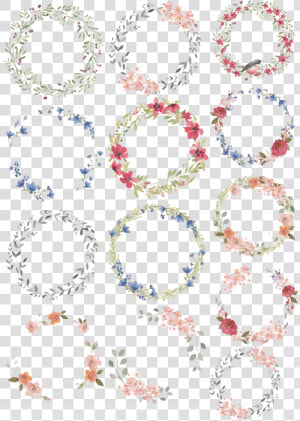 Transparent Anar Clipart   Dibujo Corona De Flores  HD Png Download