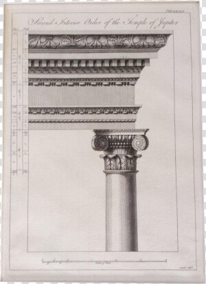 Ruins Drawing Arch   Column  HD Png Download