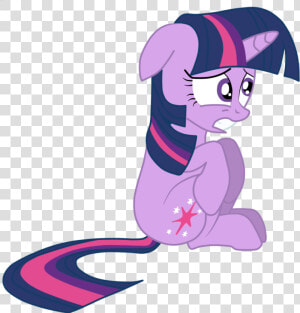 Scared Twilight Sparkle By Junkiesnewb   My Little Pony Twilight Sparkle Scary  HD Png Download