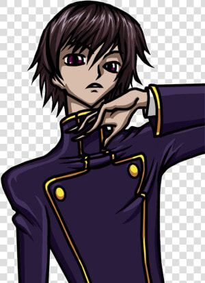 Learn Easy To Draw Lelouch Lamperouge Code Geass Step   Code Geass  HD Png Download