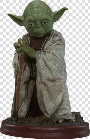 Sideshow Collectibles Yoda Life Size Figure Class   Statue  HD Png Download