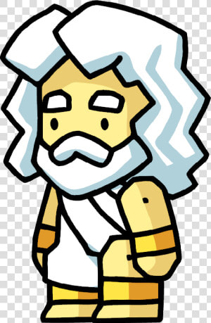 Scribblenauts Zeus   Zeus Clipart Transparent Background  HD Png Download