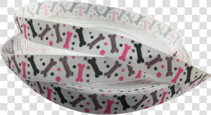 Ribbons  tag  Pink Dog Bone Grosgrain Ribbons 7 8″   Bangle  HD Png Download