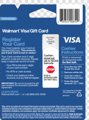 Walmart Debit Visa Gift Card Balance Photo   Walmart Visa Gift Card Green Dot  HD Png Download