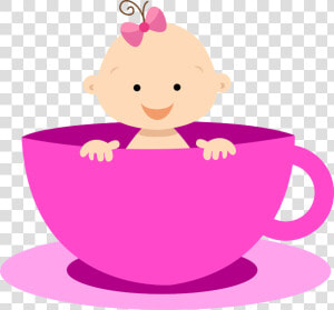 Baby In Teacup Clipart  HD Png Download