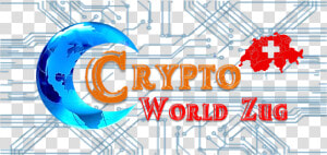 Crypto World Zug Circuit Blue With Flag   Switzerland  HD Png Download