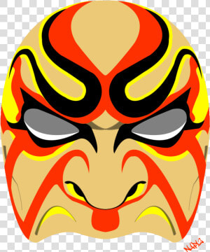 Made A Vector From A Samurai Mask That I Found On Google   Kabuki Png  Transparent Png