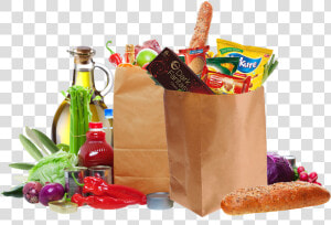 Bag Of Groceries Png  Transparent Png