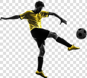 Soccer Performance   Soccer Player White Background  HD Png Download