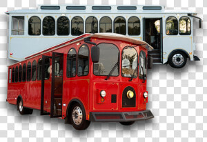 Trolley Bus Dallas   Double decker Bus  HD Png Download