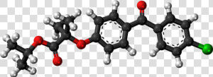 Fenofibrate Molecule Ball   Mbba  HD Png Download