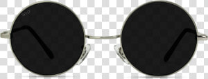 Retro Round Metal Hippie Sunglasses   Sunglasses  HD Png Download