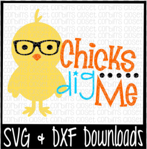 Free Easter Svg   Chicks Dig Me   Easter   Chick Cut   Cartoon  HD Png Download