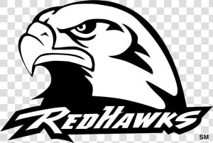 Miami Redhawks Logo Black And White   Miami Redhawks  HD Png Download