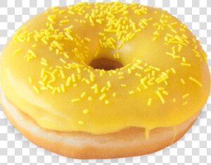 Glazed Donut Png   Yellow Donuts  Transparent Png