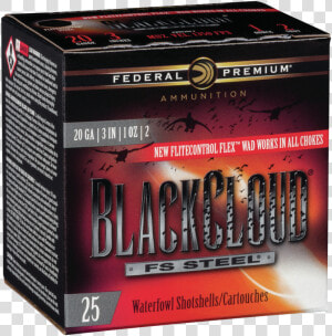 Federal Blackcloud 20 Ga  3   1oz  2 Shot  1350 Fps   HD Png Download