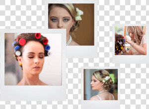 Caro Hair Style Polaroids   Collage  HD Png Download