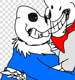 Sans X Papyrus By Cringe   Sans X Papyrus Cringe  HD Png Download