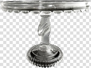 Lovely Victorian Hobbs Brockunier Glass Cake Stand   Cake Stand  HD Png Download