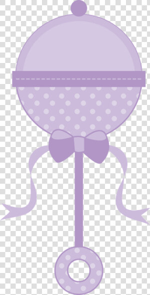 Purple Baby Clipart   Purple Baby Rattle Clipart  HD Png Download