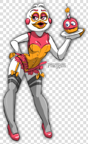 Hot Funtime Chica By Pinkypills   Fnaf Funtime Chica Sexy  HD Png Download