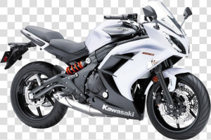 Kawasaki Ninja 650 White Sport Motorcycle Bike Png   Kawasaki Ninja 650 Price In Kolkata  Transparent Png