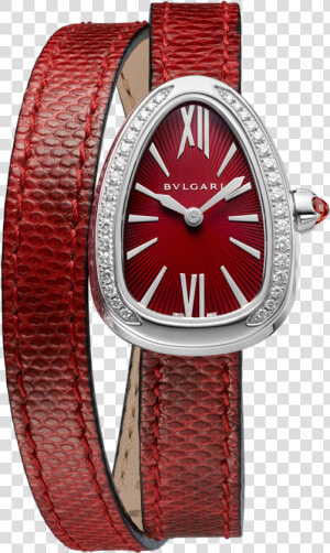 Bvlgari Serpenti Red Watch  HD Png Download