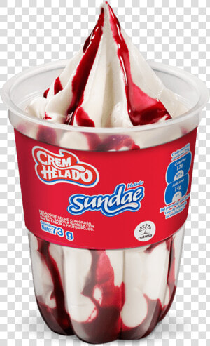 Sundae Crem Helado   Helado Sundae Crem Helado  HD Png Download