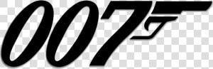 007 James Bond Gun Logo Vector   James Bond 007 Png  Transparent Png