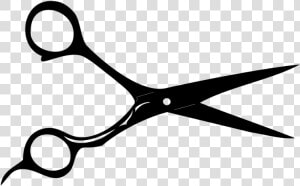 Hair Clipart Hair Salon   Hair Cutting Scissors Clipart  HD Png Download