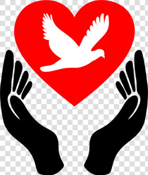 Transparent Peace Sign Hand Png   Symbol Of Love And Peace  Png Download