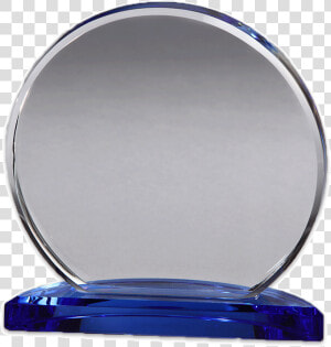 Blank Round Corona Crystal Award   Trophy  HD Png Download