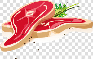 Ham Meat Beef   Fresh Meat Clipart  HD Png Download