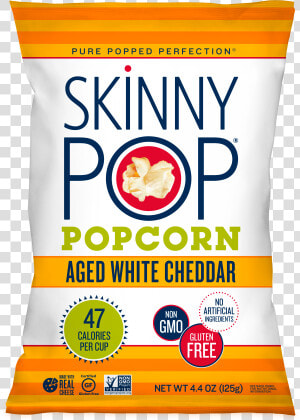 Aged White Cheddar Popcorn   Junk Food  HD Png Download