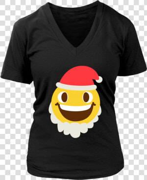 Funny Christmas Costume Cute Emoji Santa Claus Smile   Nice Rack Shirt Pool  HD Png Download